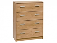 Felix Oak Wide 4 Drawer Chest