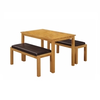 Fenchurch Dining Table & Bench Set