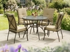 Ferndown Cast Aluminium 1m Round Dining Set