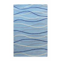 Filey Hand-Tufted Wool Rug (Rug Size: 120 x 170,  Colour: Blue)