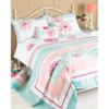 Floral Embroidery Duvet Cover Set - King