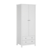 Florence 2 Door White Wardrobe