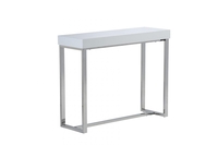 Franklyn High Gloss Console Table (Console Colour: White)