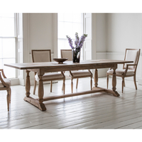 French Colonial Rectangular Extending Dining Table with Chairs (Number of Chairs: 8 Carver Chairs)