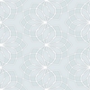 Geometric Floral Garland Grey Wallpaper
