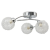 Gracrux Crystal Ball Ceiling Light for 3 G9 Bulbs 120 W