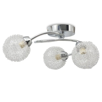 Gracrux Crystal Ball Ceiling Light for 3 G9 Bulbs 120 W
