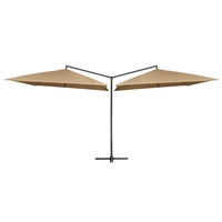 Gracrux Double UV Protective Parasol Set - Taupe
