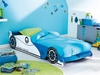 Grand Prix Themed Blue Car Single Bed