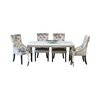 Grande Marble Dining Table Set 4 to 8 Seater (Number of Chairs: 6,  Length Of Table: 200cm)