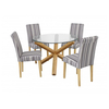 Grange Dining Table with 4 Lorenzo Chairs