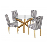 Grange Dining Table with 4 Lorenzo Chairs