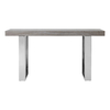 Grey Elm Wood Console Table