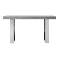 Grey Elm Wood Console Table