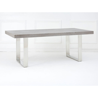 Grey Elm Wood Dining Table