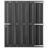 Haedi Sturdy Safety Garden Gate WPC Grey