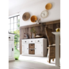 Halifax Contrast Black Top Basket Sideboard
