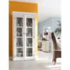 Halifax White Painted Glass Display Unit