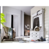 Halifax White Painted Hallway Unit Set - Coat Rack & Storage Bench