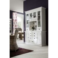Halifax White Painted Kitchen Hutch Unit