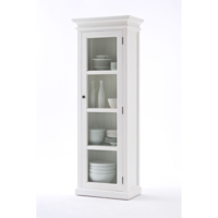 Halifax White Painted Single Display Unit