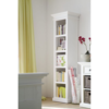 Halifax White Painted Thin Bookcase