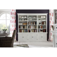 Halifax White Painted Triple Display Unit