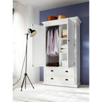 Halifax White Painted Wardrobe