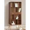 Jual Scandinavian Wide Bookcase In Walnut with Solid Ash Legs