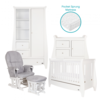 Katie 5 Piece Room Set - White