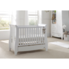 Katie Space Saver Sleigh Cot Bed with Under Bed Drawer - White