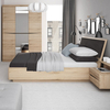Kensington Double Ottoman Bed Frame Oak Finish