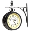 Kuma Rustic Design Two-sided Wall Clock 20 cm