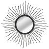 Kuma Unique Design Wall Mirror Sunburst 60 cm Black