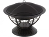 Lifestyle Sharaz Brush Bronze Ornate & Black Firebowl