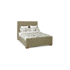 Lillian Fabric Ottoman Bed Frame (Various Colours Available) (Bed Colour: Fudge,  Bed Size: Double)