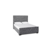 Lillian Fabric Ottoman Bed Frame (Various Colours Available) (Bed Colour: Grey,  Bed Size: Super King)