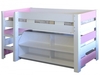 Lolly White & Pink Mid Sleeper