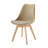 Louvre Dining Chair (Pair) - Various Colours Available (Colour: Beige)