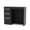 Lynx Black Gloss Dressing Table - Assembled