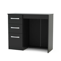 Lynx Black Gloss Dressing Table - Assembled