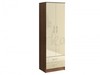 Lynx Cream & Walnut 2 Door 2 Drawer Wardrobe