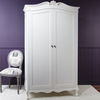 Madeleine Rococo Wardrobe 2 Door (Finish: Chalk)