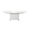 Marila 6-8 Seater White High Gloss Extending Dining Table