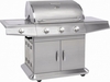 Master Cook Elite 400 Stainless Steel 3 Burner Gas BBQ