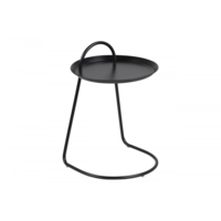 Matlock Black Metal Lamp Table