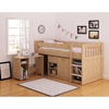 Merlin Study Bunk Oak Effect