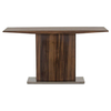 Messina Console Table Walnut & Stainless Steel