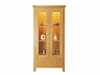 Metro Waxed Oak Display Cabinet