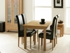 Metro Waxed Oak Extending Dining Set